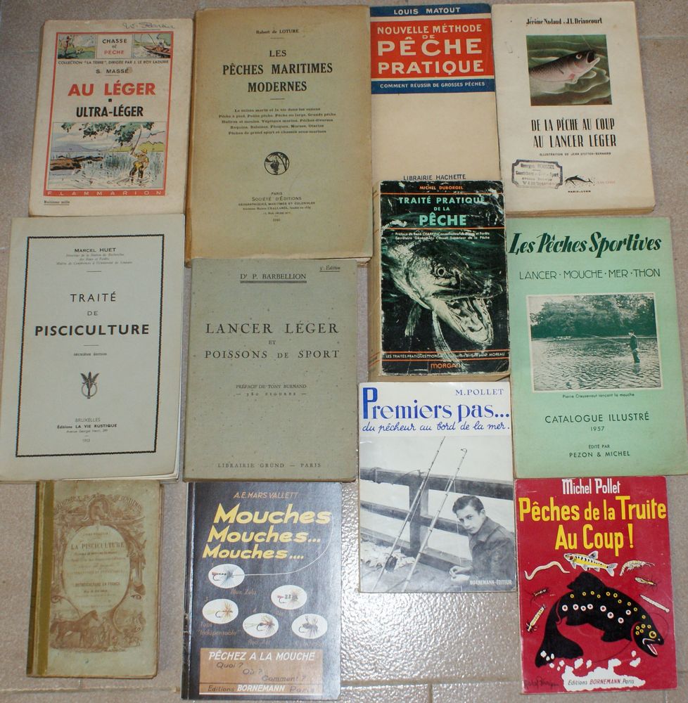 12 livres de p�che 69 Montcy-Notre-Dame (08)