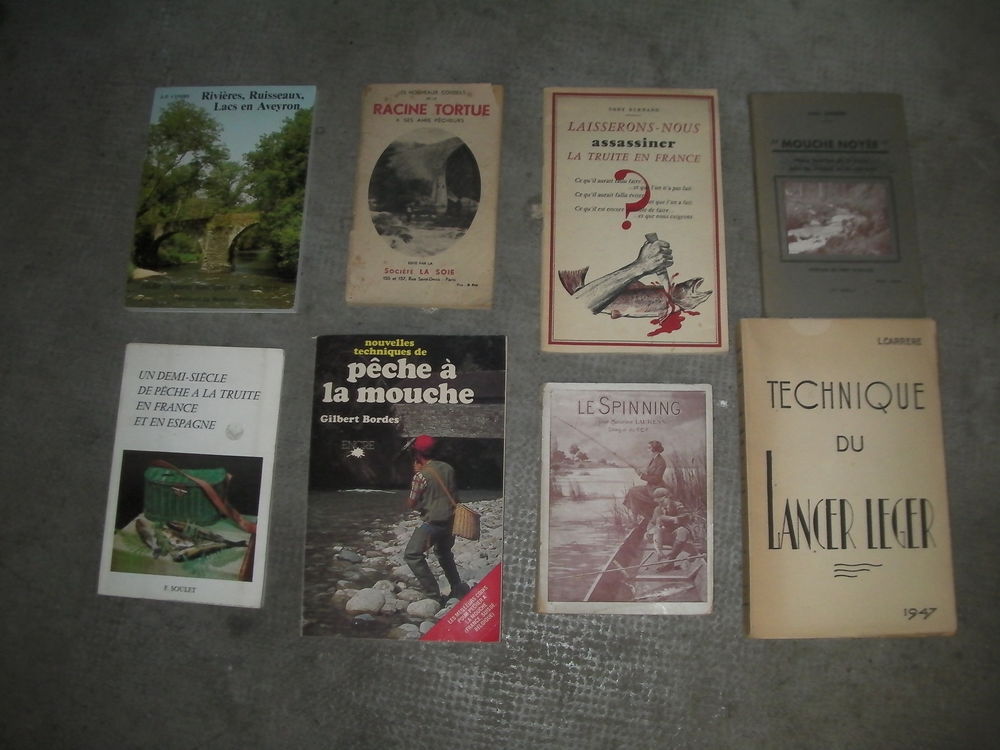 8 livres de p�che 1 Roques (31)