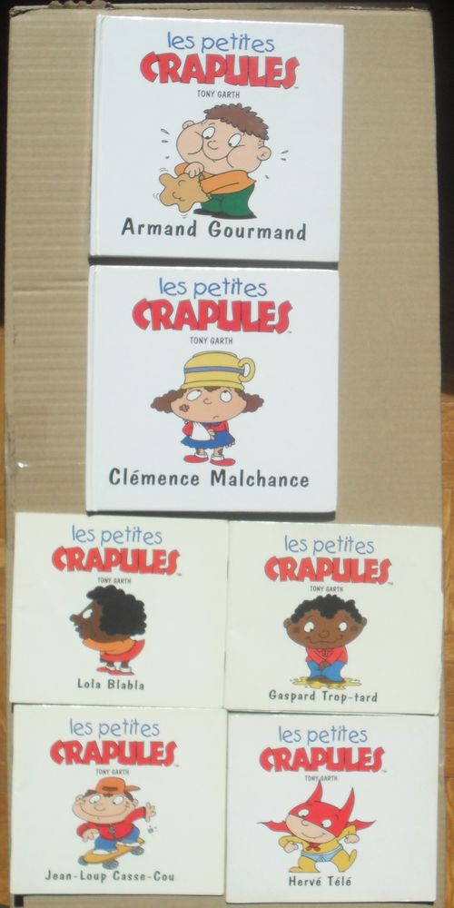 Lot de 6 livres Les petites Crapules 12 Montreuil (93)