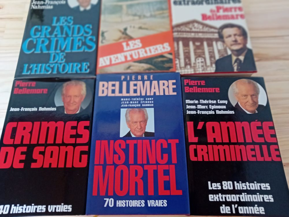 Lot de 6 livres de Pierre Bellemare 5 Saint-Dizier (52)