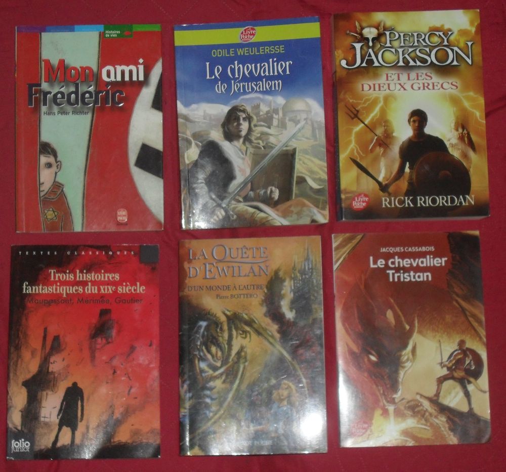 Lot de 6 livres pour adolescents.
En tr�s bon �tat. 20 Montreuil (93)
