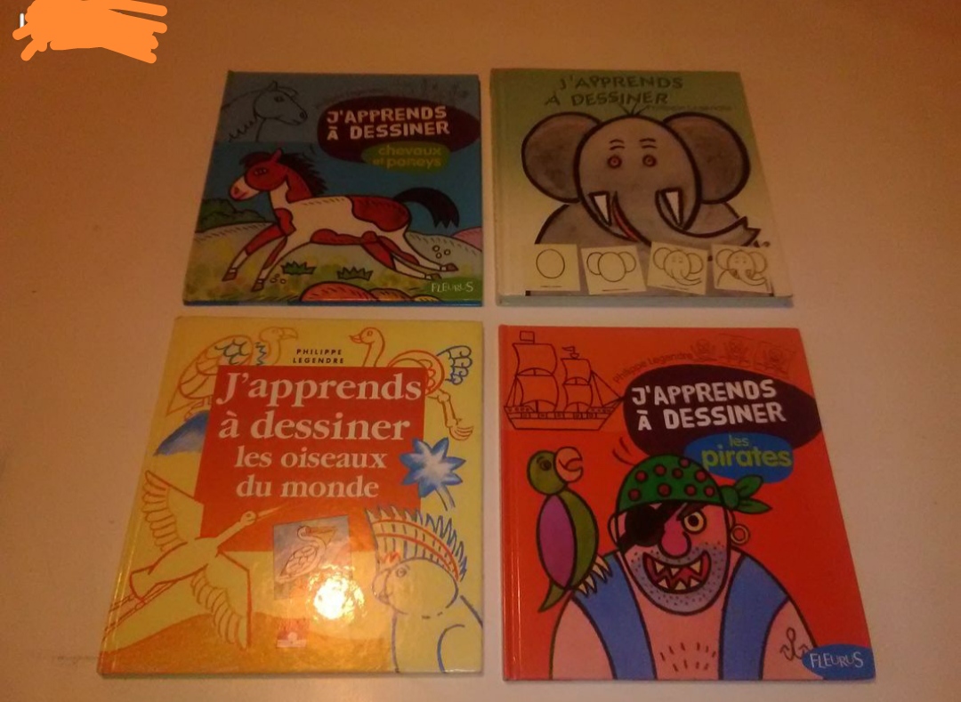 lot de livres pour  apprendre a dessiner   20 Lyon 8 (69)
