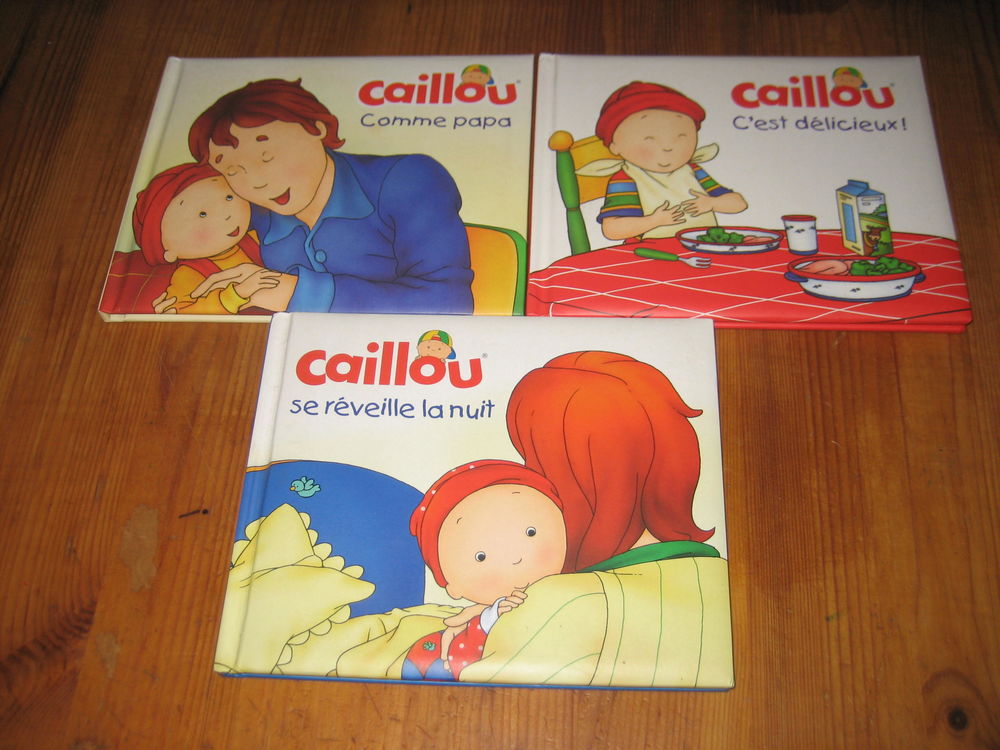 lot 3 livres pour enfant CAILLOU �dition trifora 8 C�zy (89)