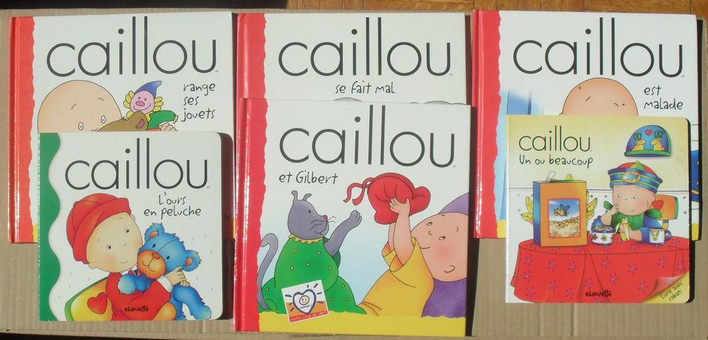 Lot de 6 livres pour enfants  Caillou. 25 Montreuil (93)