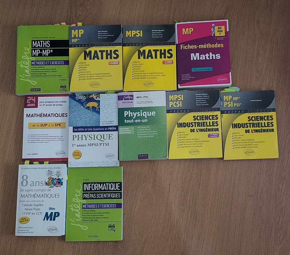 Livres pr�pa cpge mpsi mp ptsi pt tpc psi pcsi 10 Saint-Di�-des-Vosges (88)