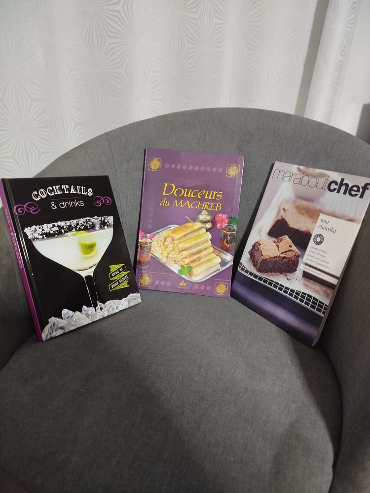 Lot de 3 livres de recettes p�tisseries et cocktails 5 Saint-Jean-d'Illac (33)