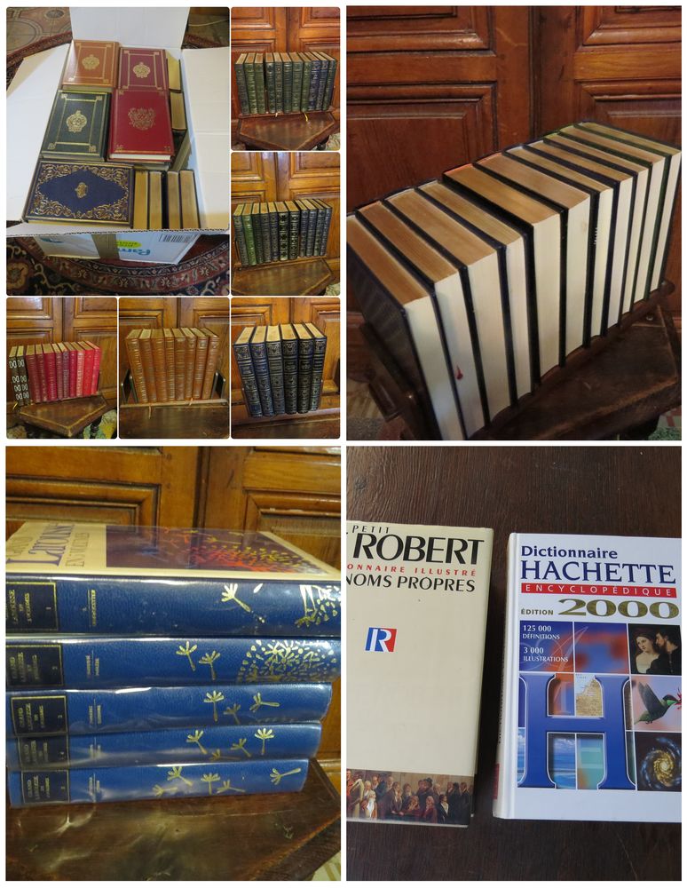  livres reliés x47 TRESOR LETTRES FRANCAISES + dictionnaires 30 La Garde (83)