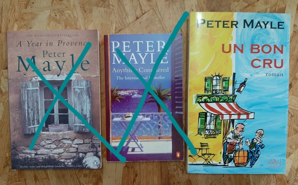 Livres, romans Peter Mayle 2 Cagnes-sur-Mer (06)