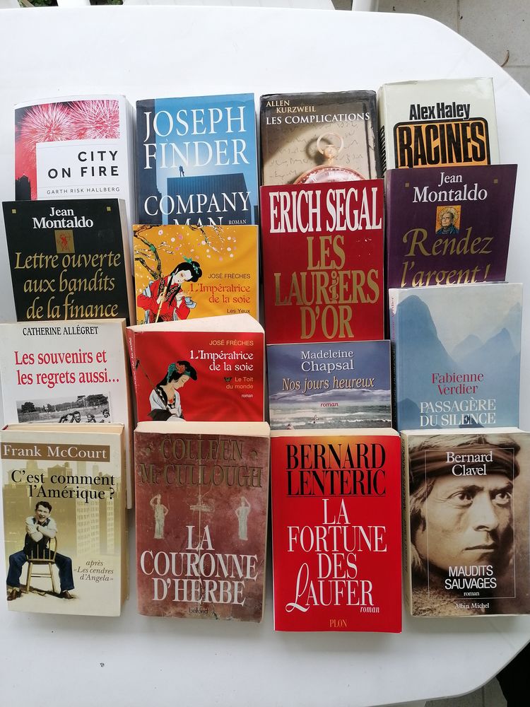 livres romans 5 Valbonne (06)