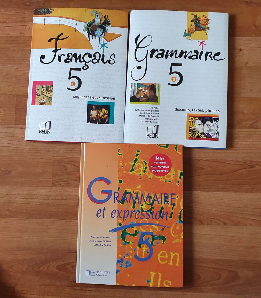 Lot livres scolaires Fran�ais 5�me 9 Les Moli�res (91)