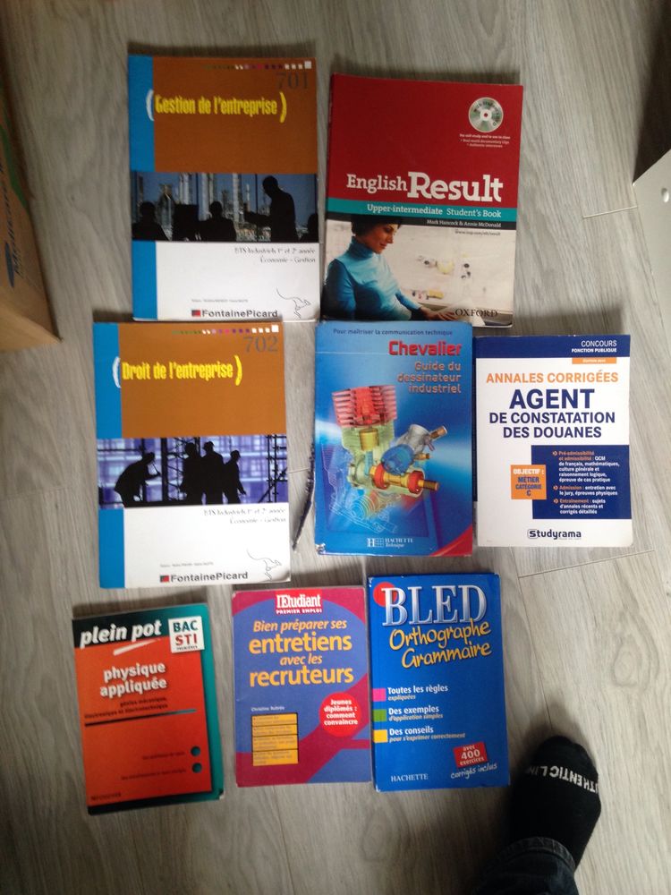 Livres scolaires (gestion niveau BTS) + pr�pa bac et concour douane neuf. 2 Troyes (10)