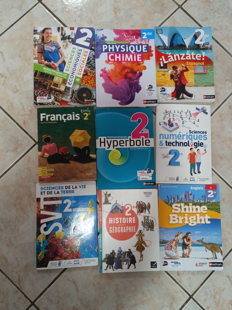 de livres scolaires seconde g�n�rale 180 Rivi�re-Pilote (97)