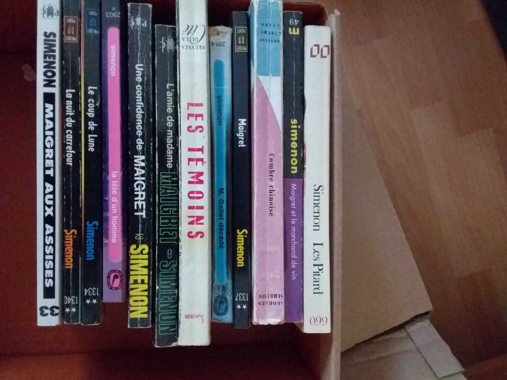 livres: s�rie de SIMENON. 30 La Roche-sur-Yon (85)