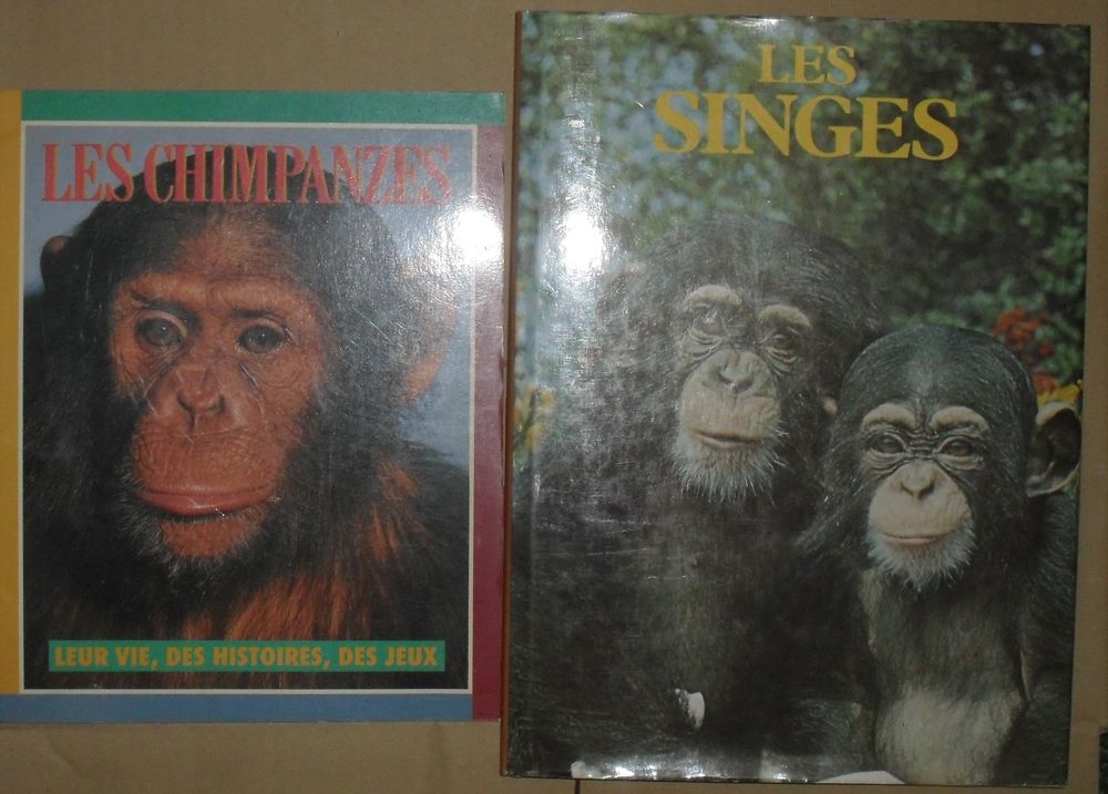 2 livres sur les SINGES NEUFS. 35 Montreuil (93)