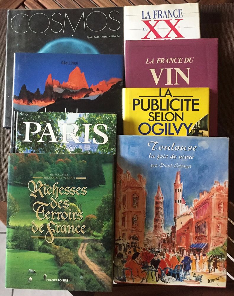 Lot de 8 LIVRES th�mes DIVERS 40 Toulouse (31)