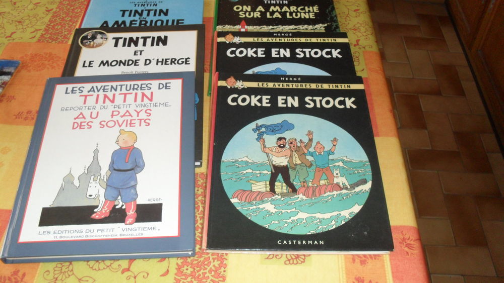 6 livres de tintin 10 Pl�rin (22)