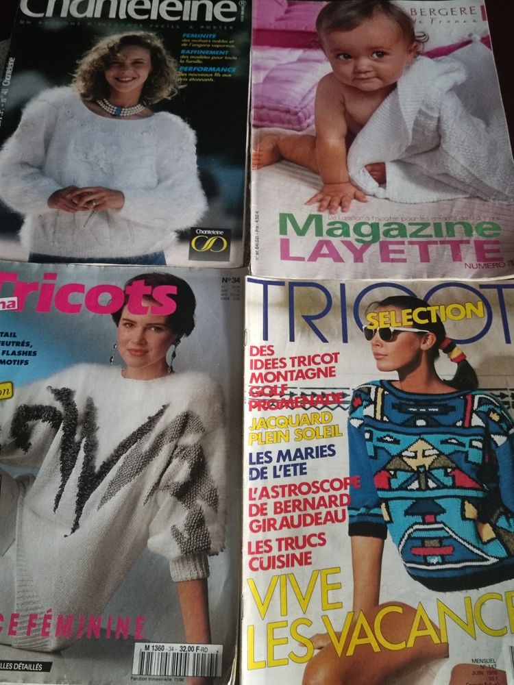 Livres tricot 
Une trentaine d exemplaires 25 Mably (42)