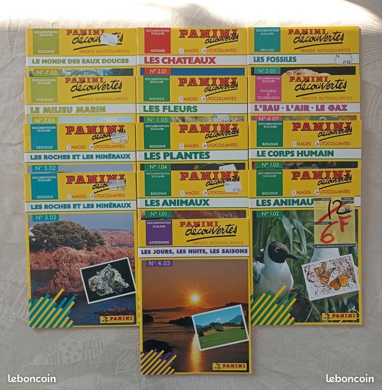 Lot de 13 livres vintage Panini Vintage 15 Saint-Georges-le-Fl�chard (53)
