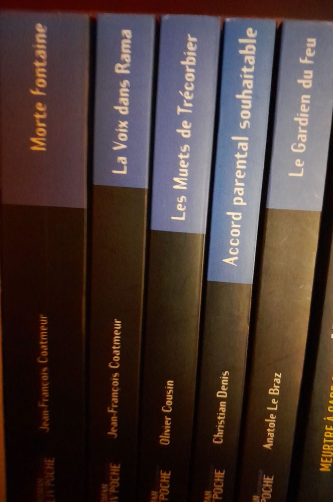 Lot de 5 livresde 4 auteurs [Policiers] 10 Dinan (22)