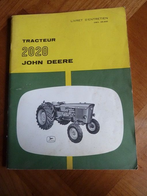 Livret d'entretien tracteur JOHN DEERE 2020 40 Marcilly-le-Hayer (10)