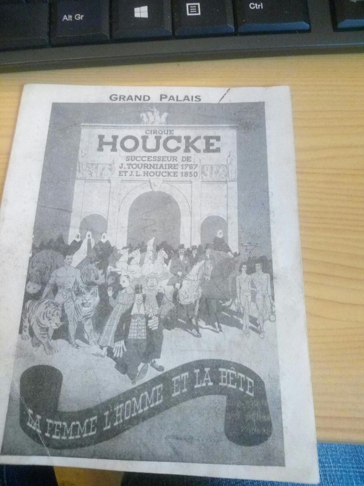 LIVRET GRAND PALAIS LE CIRQUE HOUCKE 100 Levainville (28)