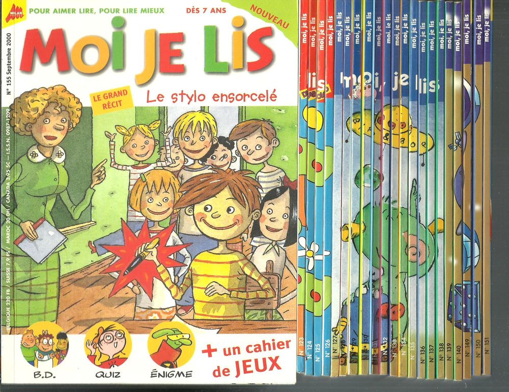 MOI JE LIS d�s 7 ans, 35 livrets chacun avec  un grand r�cit 35 Montauban (82)