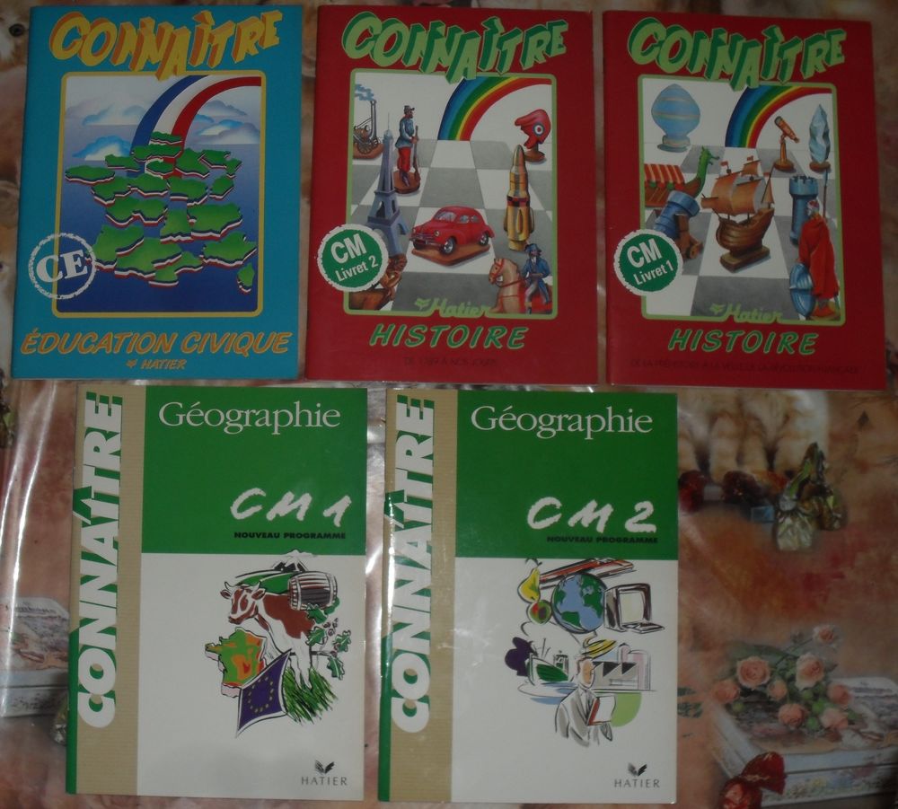 Lot de 5 livrets de la collection conna�tre en parfait �tat. 20 Montreuil (93)