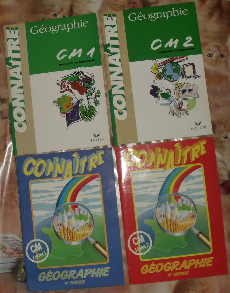 4 livrets Neufs collection conna�tre G�ographie Hatier. 20 Montreuil (93)