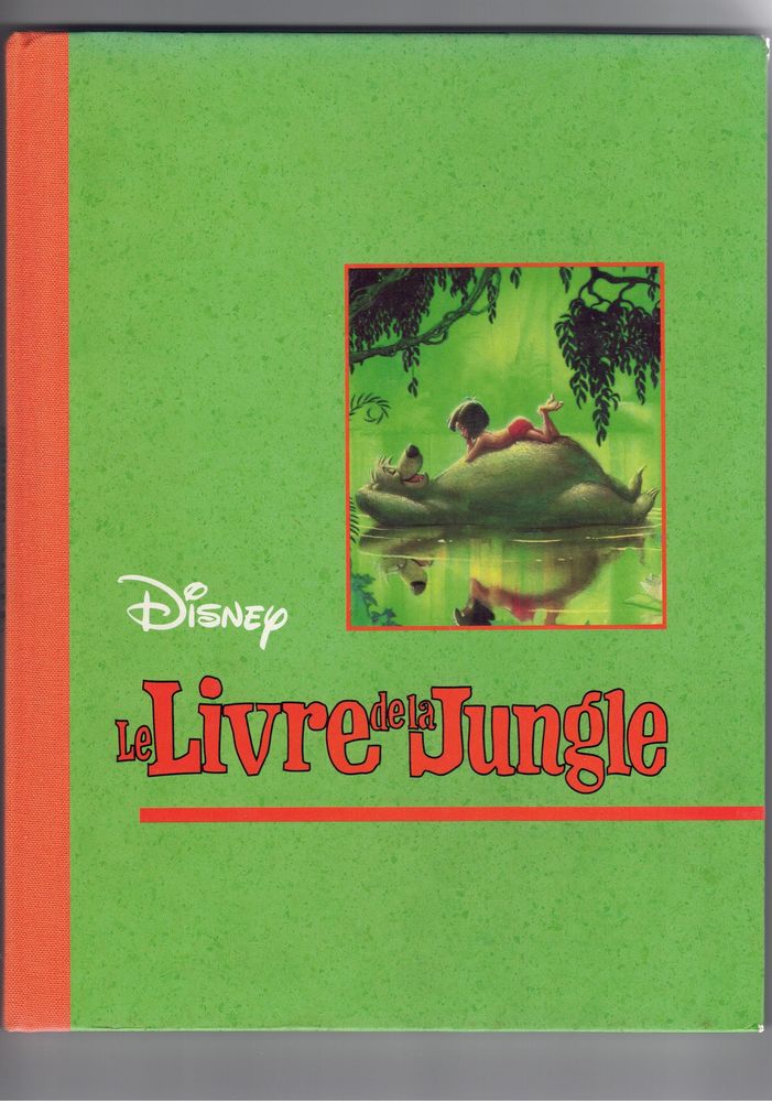 Livrev''Le livre de la jungle'' des �ditions Disney HACHETTE 7 Curzon (85)