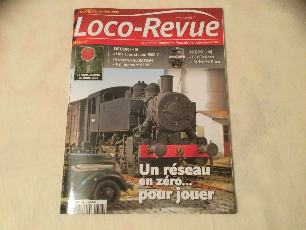 Loco-Revue n� 746 de septembre 2009. Un r�seau en z�ro 10 Saint-Denis-en-Val (45)