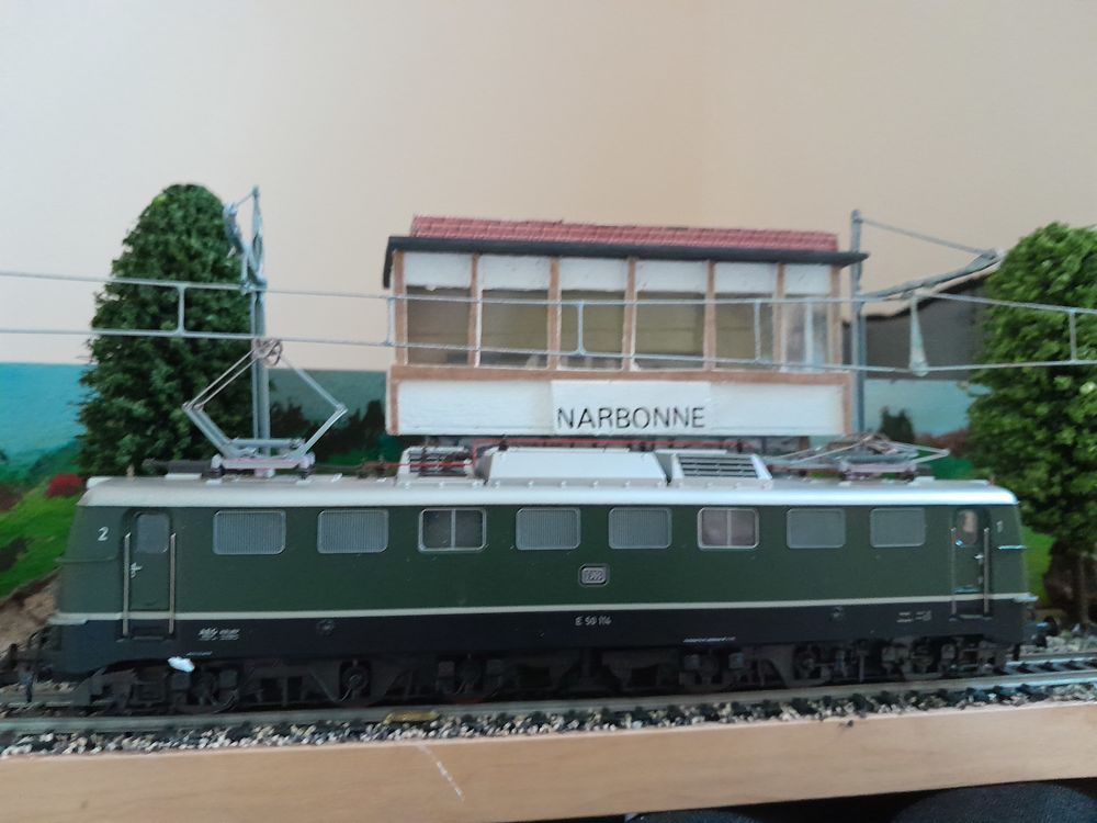 Loco ROCO HO CC E 50114 DB verte 90 Fleury (11)