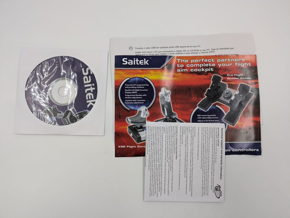 Logiciel CD installation V 2.0 Saitek avec notices 8 Vulbens (74)