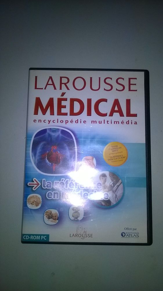 Logiciel Larousse M�dical
Excellent etat
La premi�re enc
8 Talange (57)