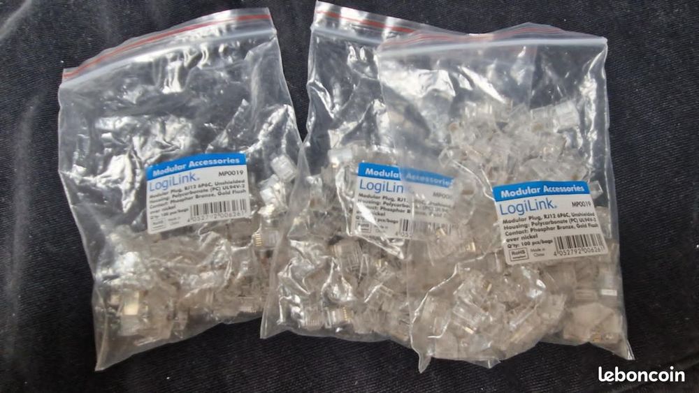 LogiLink Connecteur RJ12 pour c�ble plat,non blind�-260 unit 15 Reims (51)