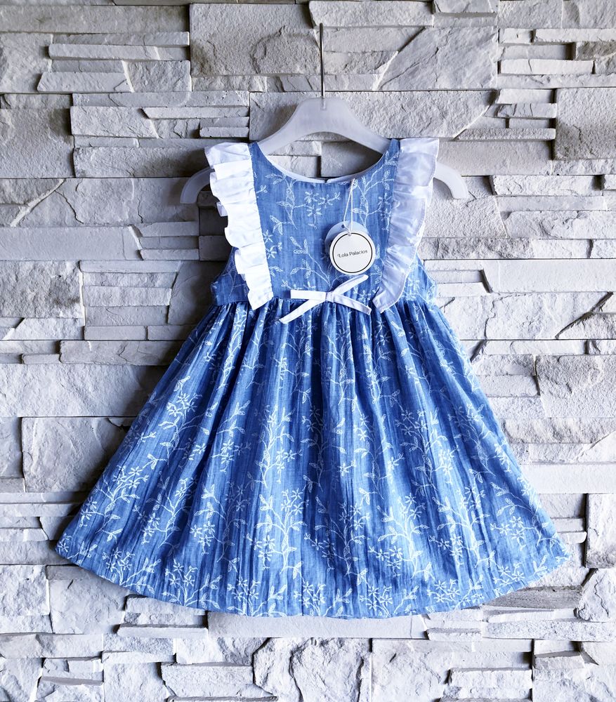 LOLA PALACIOS - NEW - ROBE MOTIF FLEURS RELIEFS & VOLANTS 0 Villeneuve-Loubet (06)