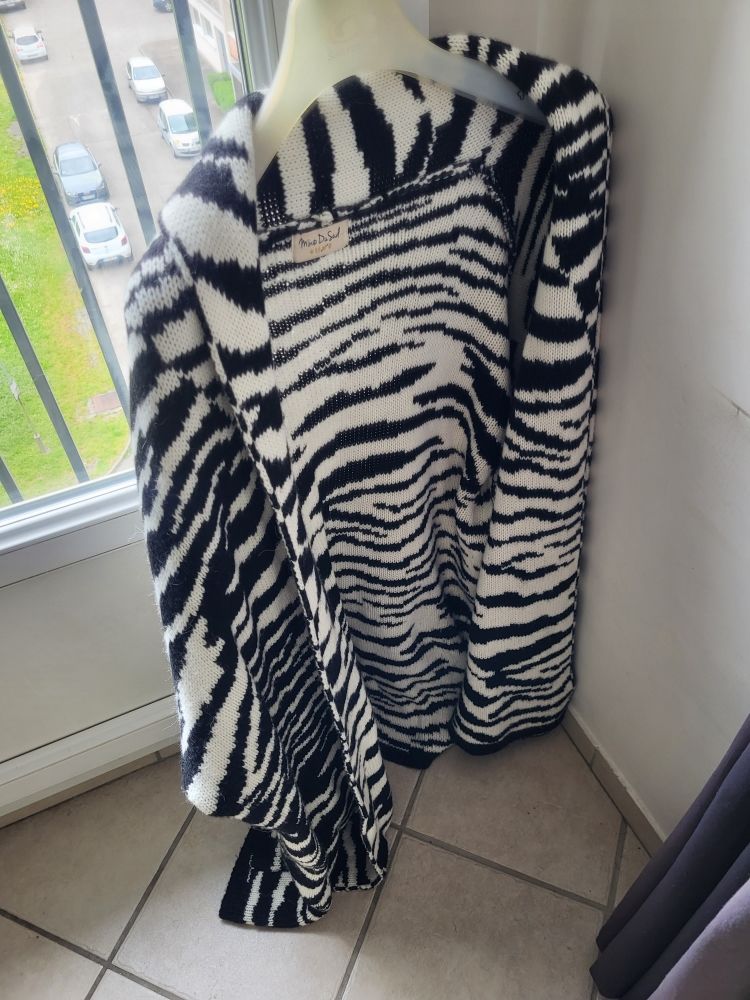 long gilet noir et blanc 60 Saint-Martin-d'H�res (38)