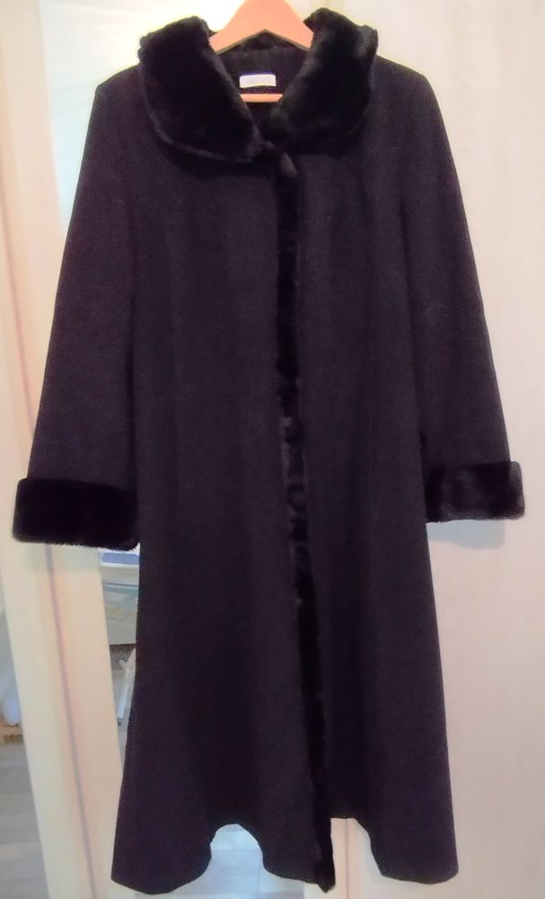 Long manteau noir 40 Aubin (12)