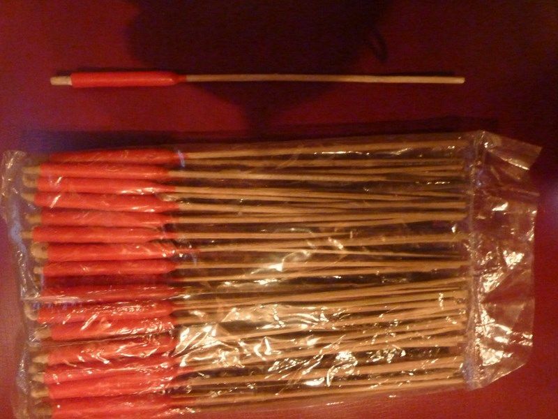 Lot de 50 longues bougies  � piquer dans jardini�re, jardin 5 Ermont (95)