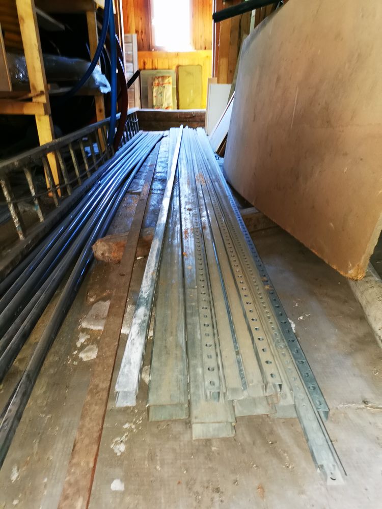 1 longueur de fer plat galvanisé de 7 mètres  de 50 x 12 mm  40 Saint-Jean-de-Sixt (74)