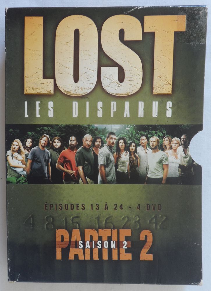 LOST Les Disparus en tr�s bon �tat
Saison 2 Partie 2 4 DVD 5 Castries (34)