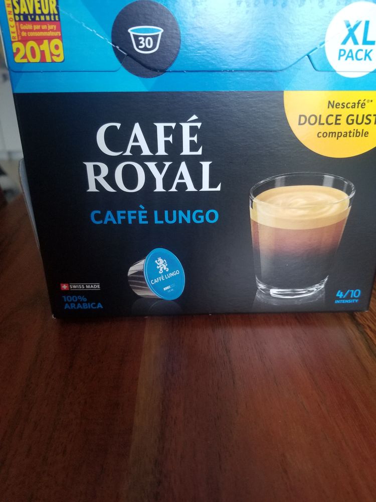 Lots de 3 x30 capsules de CAFE ROYAL (lungo)pour Dolce Gusto 9 Rueil-Malmaison (92)