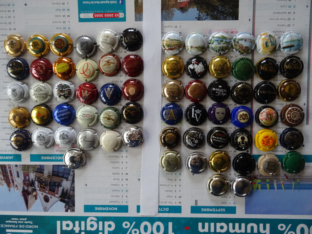 lots de capsules de champagne et mousseux 5 Merville (59)