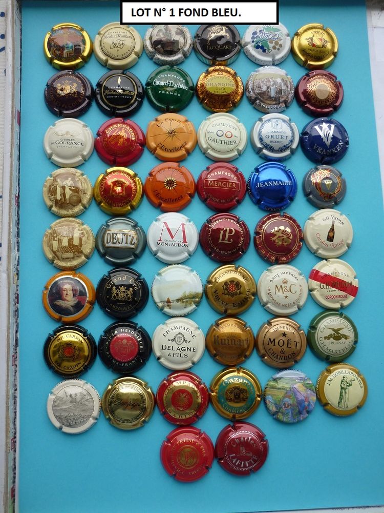 lots de capsules sur fond bleu 5 Artres (59)