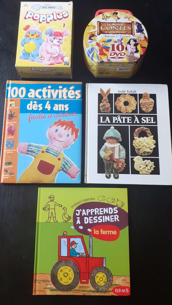 Lots enfants : 2 coffrets DVD et 3 livres cr�atifs 20 Anth� (47)