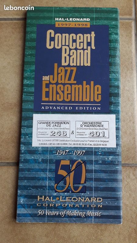 2 Lots de CD de Hal Léonard Concert Band and Jazz Ensemble
4 Bar-sur-Seine (10)