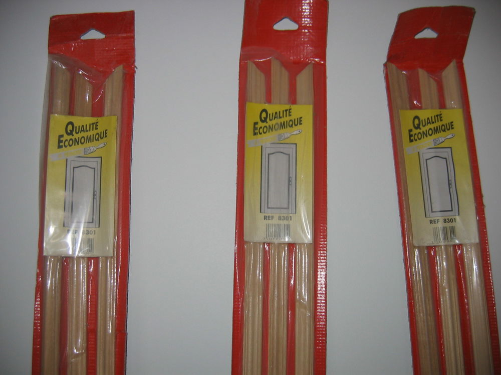 3 Lots Moulures NEUVES Bois pour Portes. 19 Le Vernois (39)