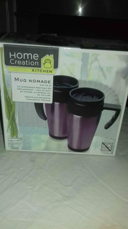 Lots de 2 mugs nomades Home Creation 4 Bettencourt-Saint-Ouen (80)