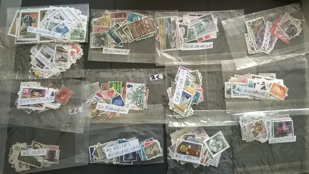 Lots de timbres 2 H�ricourt (70)