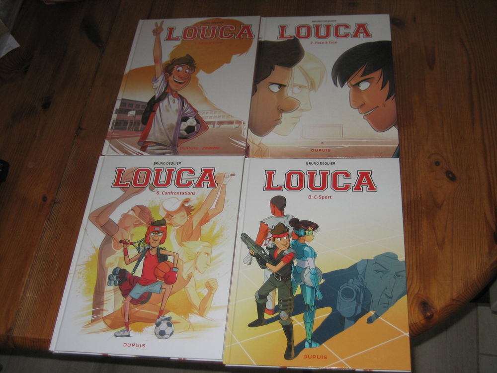 lot 4 bd LOUCA 1+2+6+8 dargaud 22 C�zy (89)