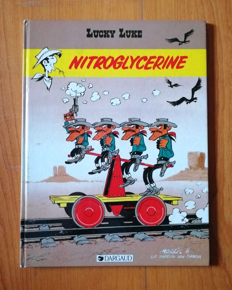 EO Lucky Luke : Nitroglycerine - Morris - Dargaud - 1987 7 Argenteuil (95)